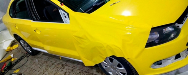 Оклейка такси пленкой в Туле - Оклейка авто в желтый цвет, для Москвы и Тулы